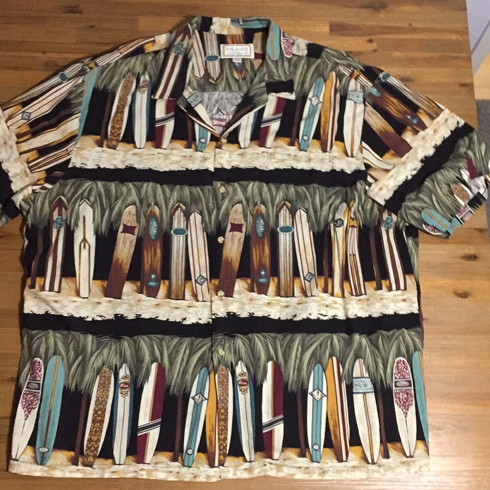 Kalaheo Hawaiian button down shirt